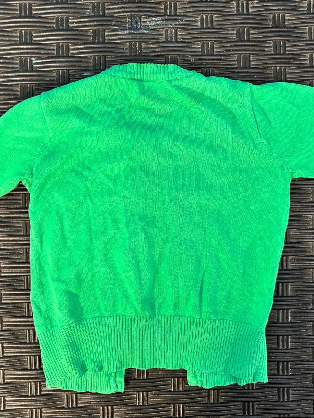 Girls The Children's Place Mint Green Flower-Accent Cardigan